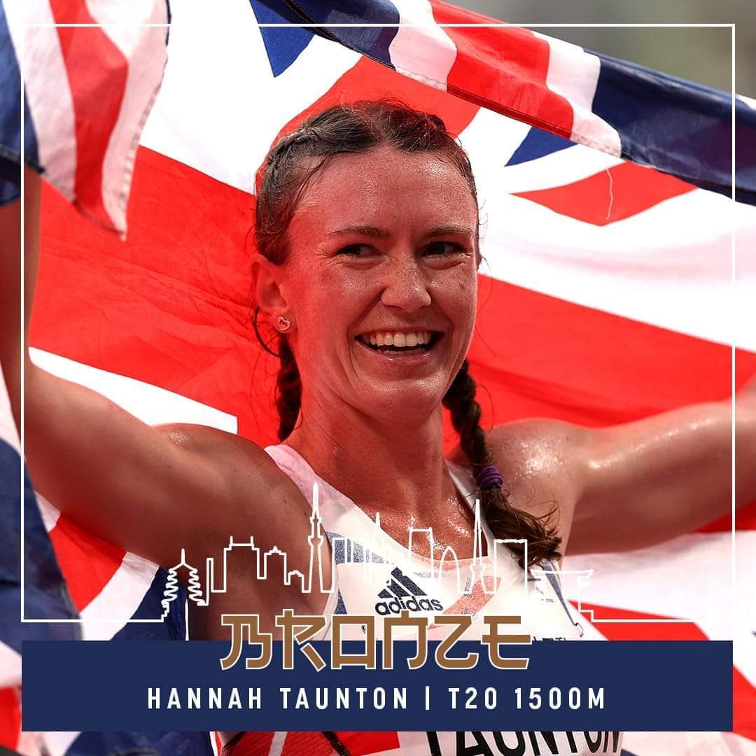 A #bronze for our lovely Hannah in the T20 1500m. We couldn't be more proud!
#ParalympicsGB #Tokyo2020