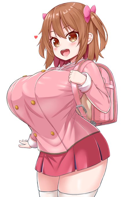 ちょっとロリ巨乳を描いてみた。
体に対して胸がバランス悪いくらい大きいのがいいんじゃよ! 