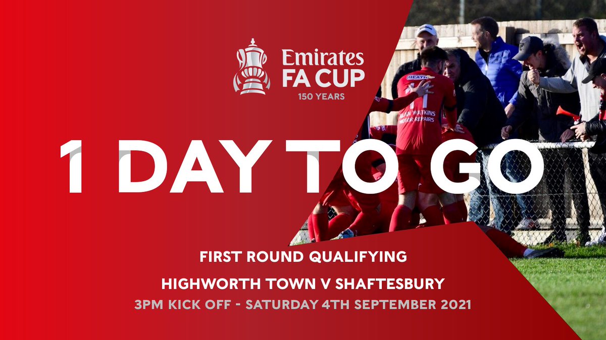 LETS FILL THE ELMS!!!!

The <a href="/EmiratesFACup/">Emirates FA Cup</a> returns tomorrow as we take on <a href="/SFC1888/">Shaftesbury F.C</a> in the First Qualifying Round in a 3pm Kick Off!!!

PLEASE COME &amp; SHOW YOUR SUPPORT FOR THE BOYS!!! 

#Worthians 🔴⚫️