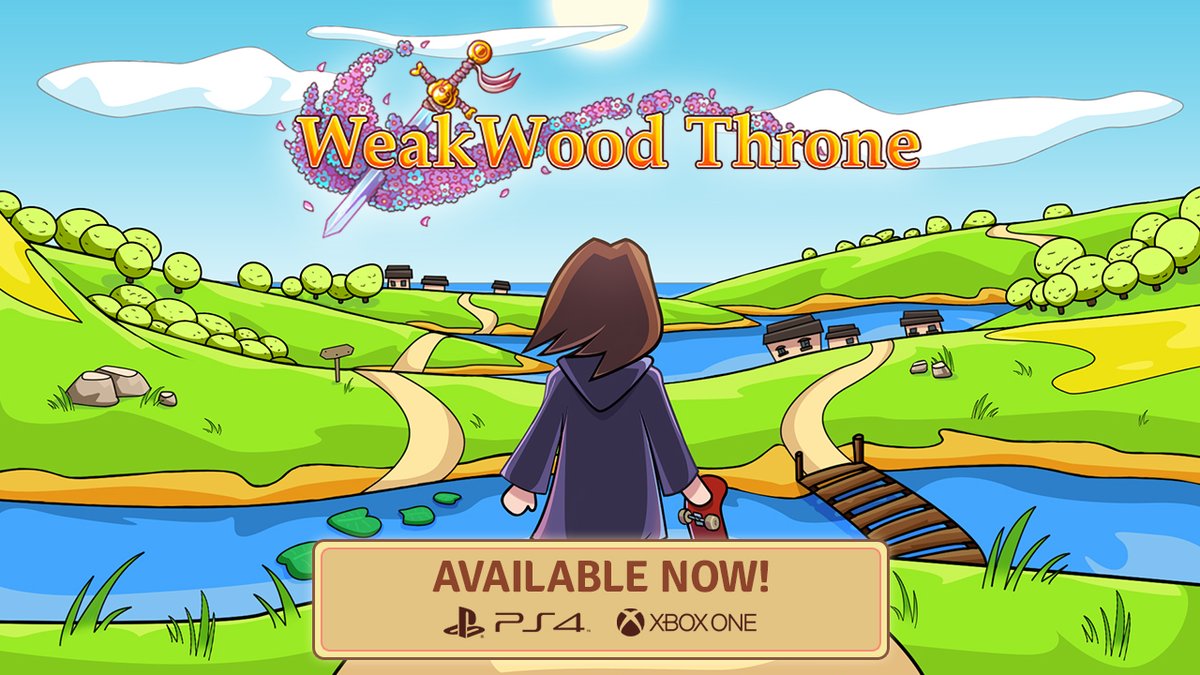 Today is that #day! Weakwood Throne is now available on:
🎮 #playstation4 ➡ bit.ly/3n0c9ay
🎮 #XboxOne ➡ bit.ly/3n0mAuI
Don't forget that you can also play our #game on #NintendoSwitch ➡ bit.ly/38DxbDk 
#indiegames #gamingnews #videogames #indedev