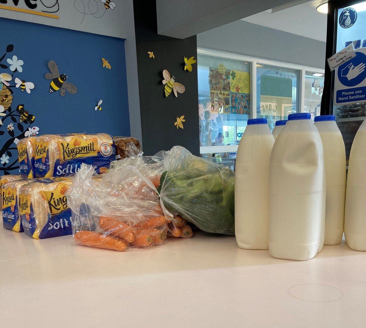 Come and visit our Community Fridge at The Hive!

We currently have lots of bread, milk and fresh veg available. 🍞 🥦 

Open to all Monday to Friday 10am-3pm - available for anyone to collect, free of charge. Please only take what you need.

#ISupportGuildford