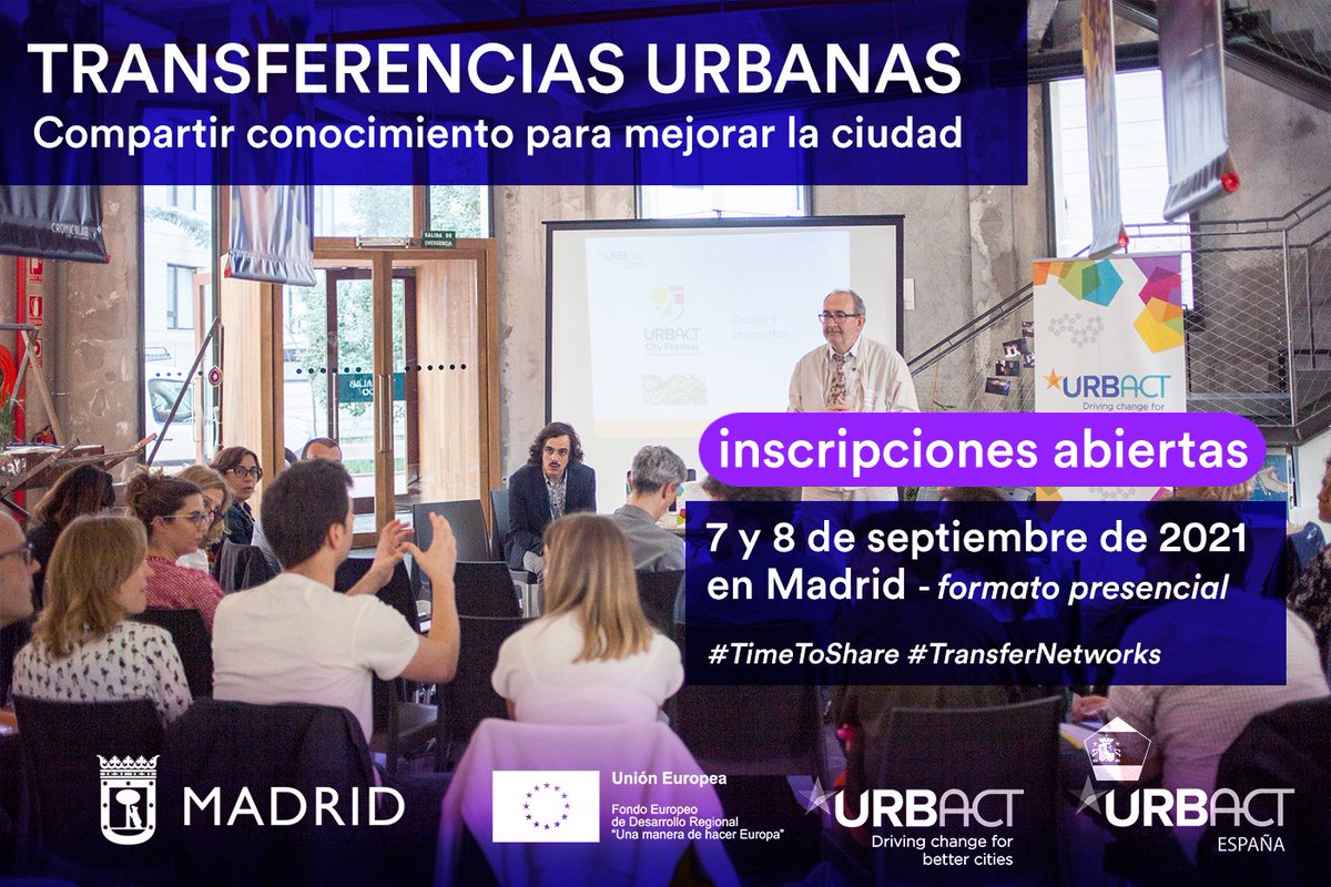 📢En nuestro último boletín te contamos qué nos espera en las jornadas <a href="/URBACT/">URBACT</a> a escala nacional ‘Transferencias Urbanas’, organizadas junto al <a href="/MADRID/">Ayuntamiento Madrid</a>.

📢Suscríbete si quieres estar a la última: mailchi.mp/.../el-1-de-se…...