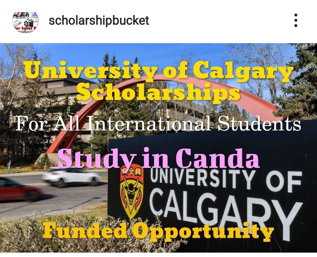 GoherSaima's tweet image. University of Calgary Scholarships for International Students 2022 to Study in Canada. UCalgary offers attractive funding opportunity to all students of the world. All fields offered at the university are eligible to apply for.
Click for more detail goheriqbalpunn.com/university-of-…
#goher