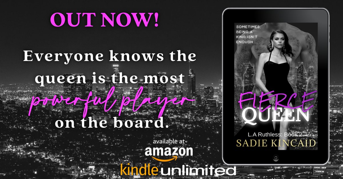#NEW #KU “SOUL-DEVOURING! That's how extraordinary this book is” Fierce Queen by @sadiekincaidx
#LARuthlessSeries amzn.to/3gnv9eI