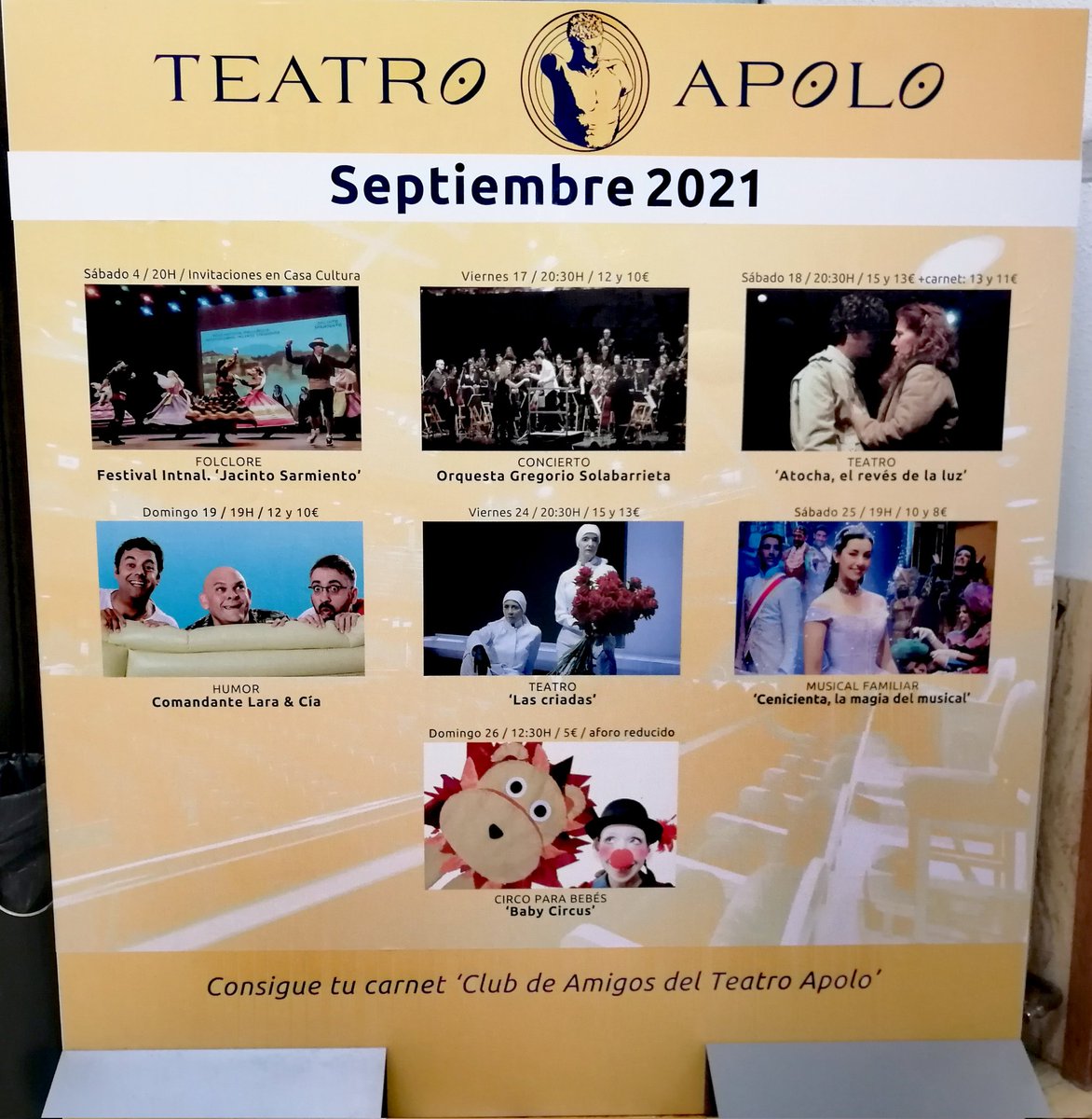 〰️Mañana comienza la programación de Septiembre y con ello una nueva temporada cargada de teatro, música y humor para todas las edades
...
#teatroapolo #septiembre #mirandadeebro