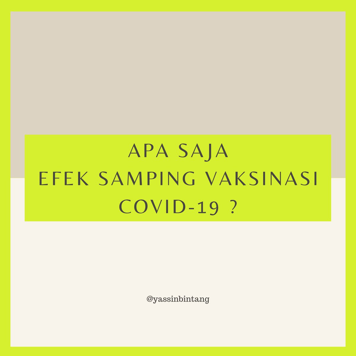 yassinbintang's tweet photo. Bagaimana efek samping vaksinasi COVID-19 pada ibu hamil? https://t.co/U0UddpSbza