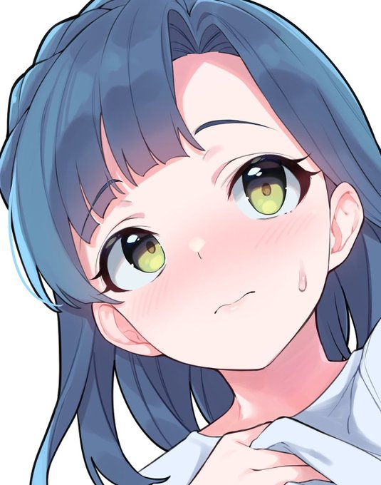 このお顔可愛く描けた 