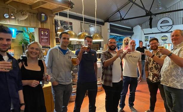 We had fantastic Summer Party at Brinkburn Brewery last week!

It was great to be back together after a year and a half of working from home. We ate, we drank and we welcomed all our new wonderful staff.

#staffparty #officeparty