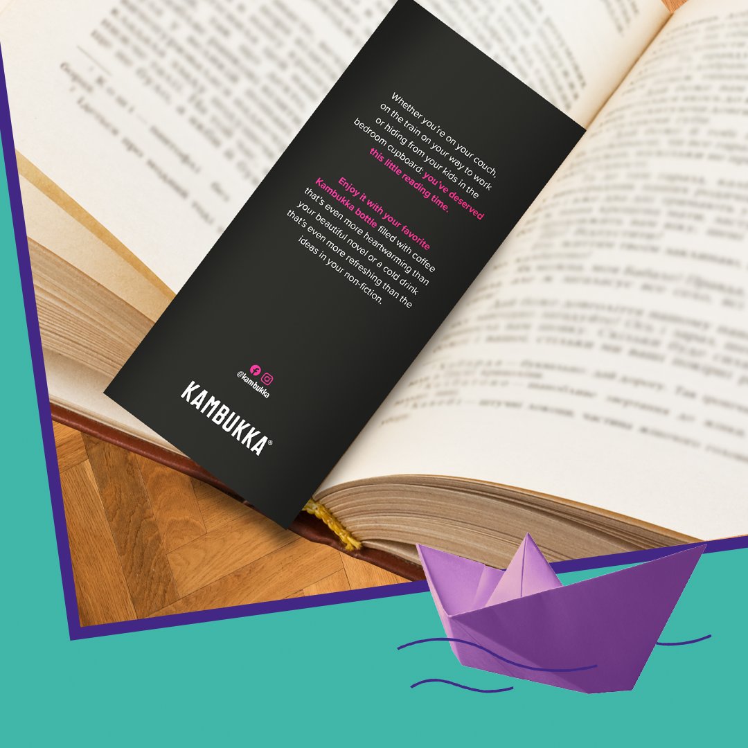 Warning: the copy on this bookmarker we made for @Kambukka might be sharper than the one in the book you’re using it for. #sirfish #atyoursirfish #newwork #bookmarker
