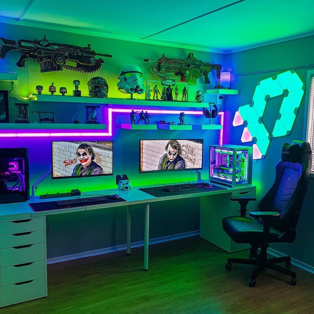 vBoostah's tweet photo. My new gaming room looks dope 🤑 https://t.co/6m3NZaCNO0