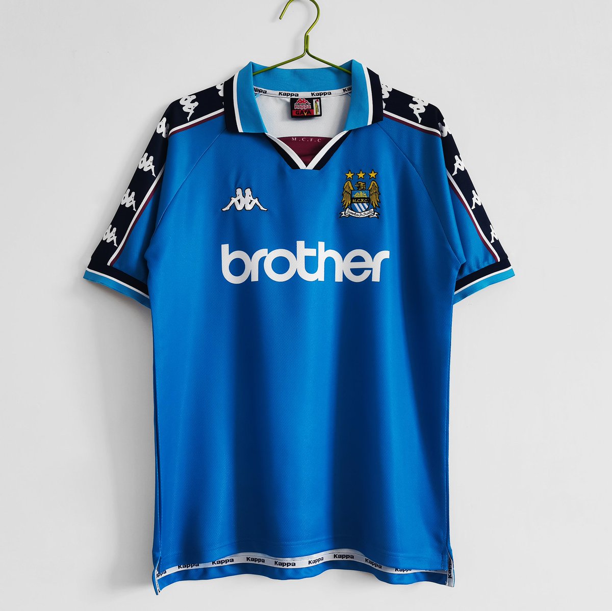 LegacyGear501's tweet photo. Two Man City retro shirts that we currently have available. 

Message to order. 

#MCFC #City #ManCity #Retro https://t.co/fqNwAq9v7X