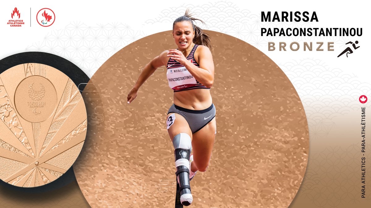 Marissa Papaconstantinou bronze medal graphic