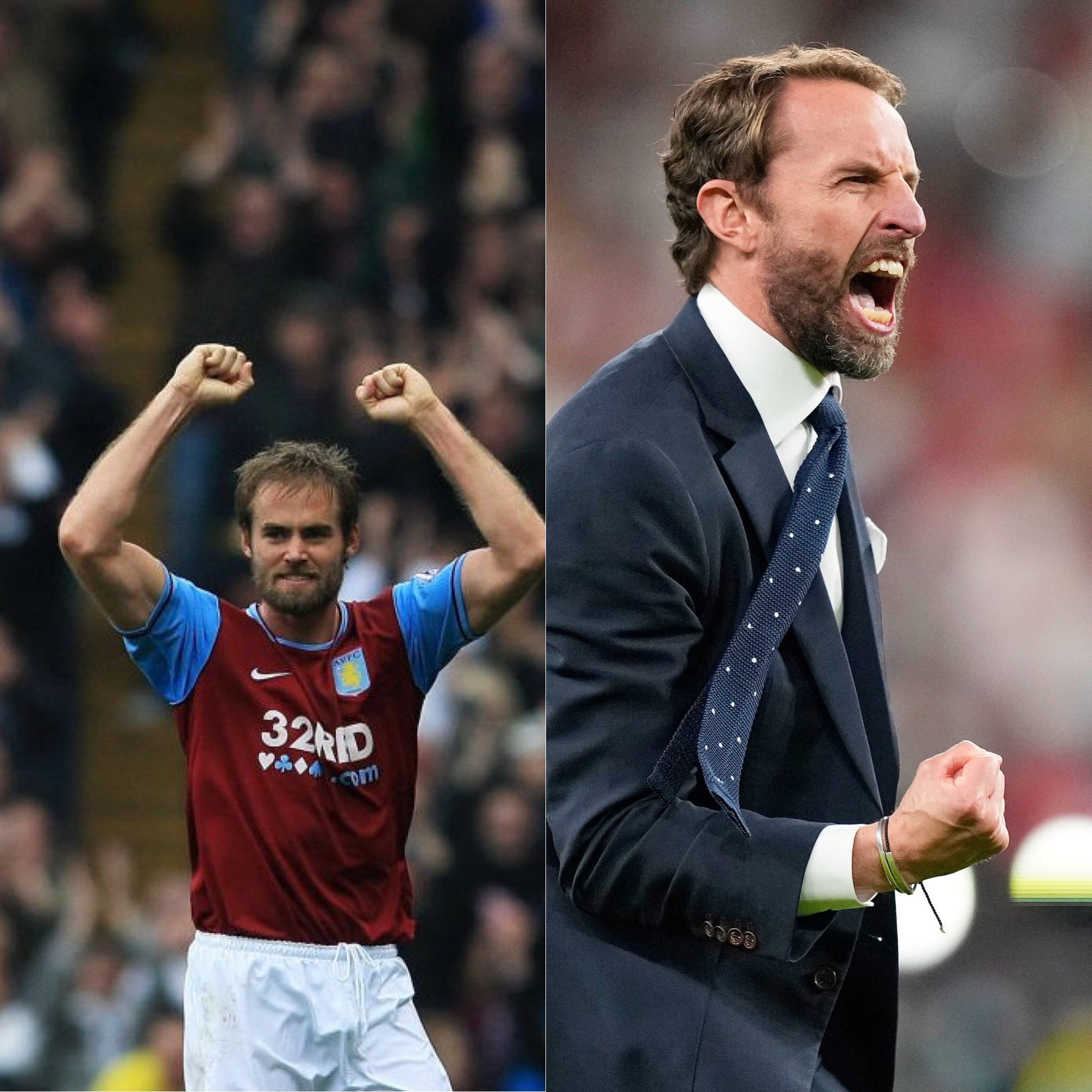 Happy birthday to 2 ex villa players one is a villa legend the other is Gareth Southgate utv 