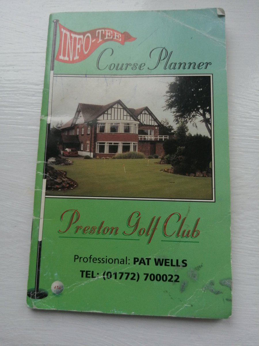RoyDugdale's tweet photo. Found this among my souvenirs. Not sure of the year of publication. Andrew, at Preston Golf, would you know? https://t.co/bZMzJ3IJcK