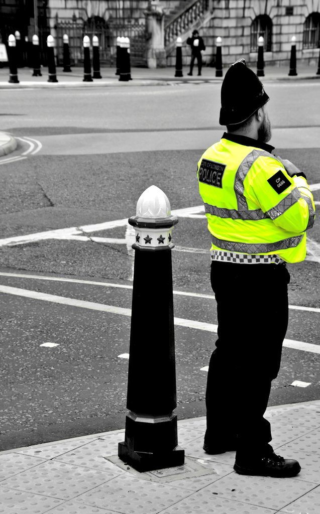 Firesnapper999's tweet photo. Wander around #London, in to the "City", spotted this @CityPolice @CityPolice #CommunityCopper. Despite the unfortunate I.D number, approachable officer, public made b-line to him for info & assistance. Jealous of that fine beard.๐ช๐ค https://t.co/kr2AVBzWsy