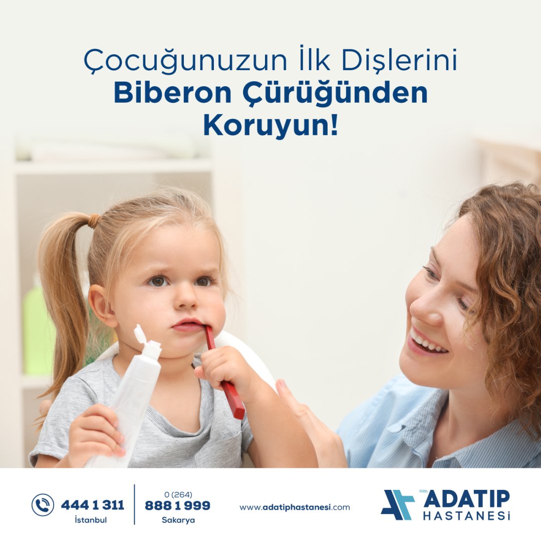 Biberon Çürükleri Nasıl Önlenir?
1 yaşından itibaren düzenli diş kontrolü, çürüklerin önüne geçmenizi sağlar.
Biberonla süt içirdikten sonra temiz ve nemli bir bez ile dişlerini hafifçe temizleyebilirsiniz. 

 #biberonçürüğü