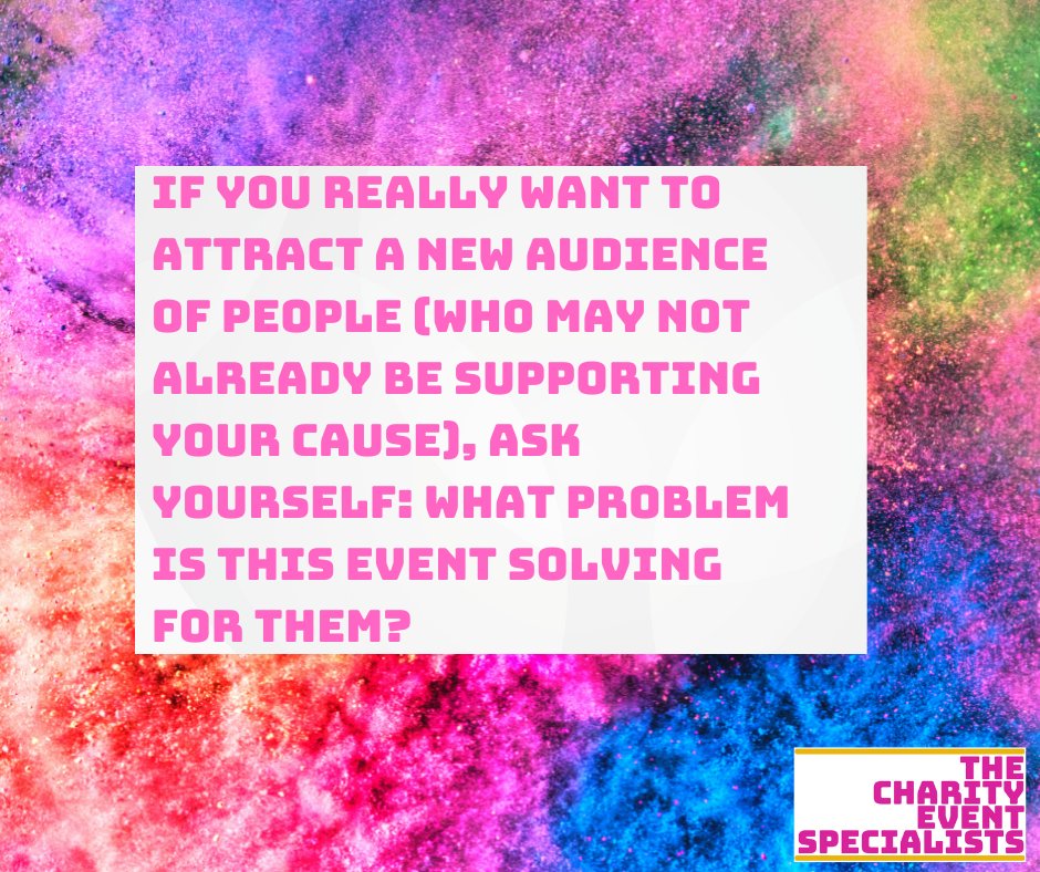 ⭐ Are you providing an opportunity to come together with friends and family? 
⭐ Are you providing a bucket list absolutely must-do activity?
⭐ Will people lose weight or get fit by doing your event?
Our latest blog asks you these questions and more. buff.ly/2WMT4gW