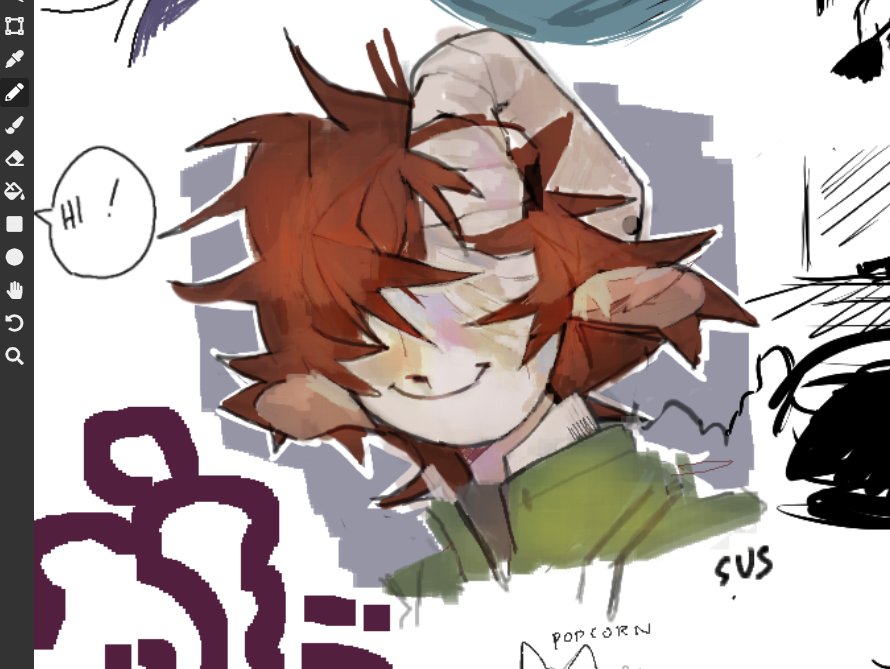 acupofacid's tweet image. #VisibleNonbinary
woooea im hugo and i do the art thing