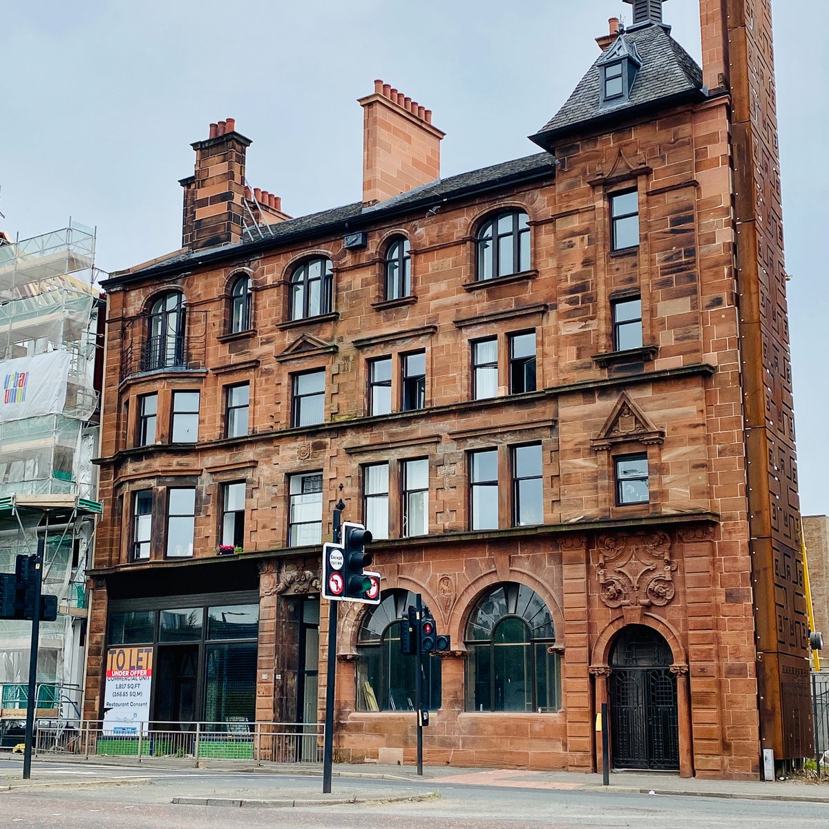 Stop 5 on our upcoming digital trail that we have been designing together with <a href="/hoskins_arch/">Hoskins Architects</a> and which will be launched as part of @glasgowdoorsopendaysfestival is the former British Linen Company Bank building, designed in 1897 by architect James Salmon Jr, and built  in 1900.