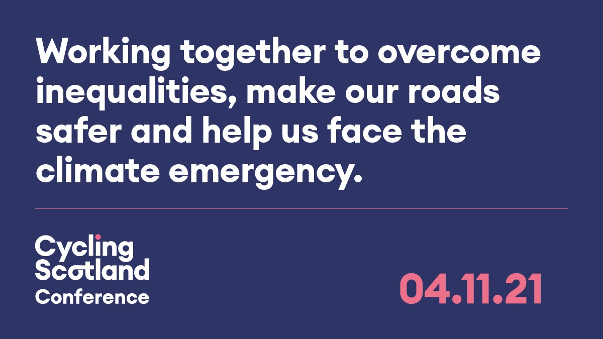 🚲 Registration for the online Cycling Scotland Conference is now open!

Join delegates and expert speakers to share learning from within Scotland and beyond, to support cycling for everyone.

#CyclingScotlandConf #COP26

🗓️ 4th Nov
➡️ Tickets: orlo.uk/uKNQN