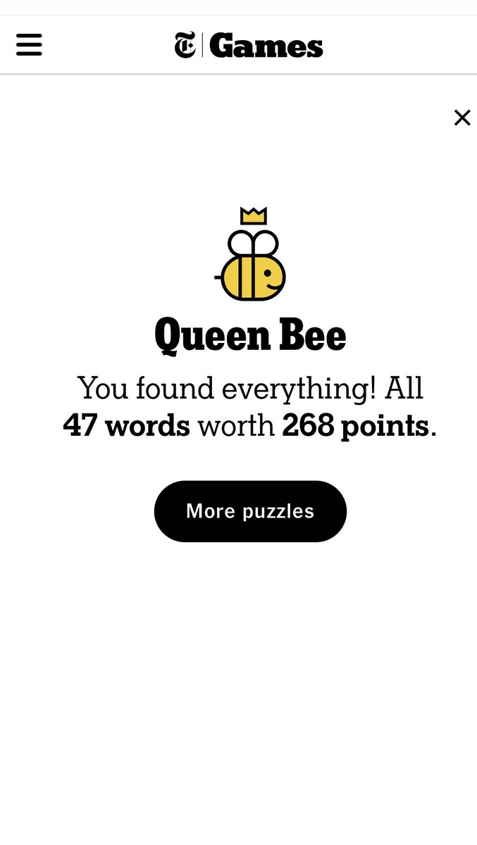 DrBarbara10's tweet photo. Boom! #NoBomb Second solo in 2 days :) Definitely benefited by missing so many F words a few days ago! #NYTSpellingBee #SpellingBee https://t.co/IwGQISJIWw