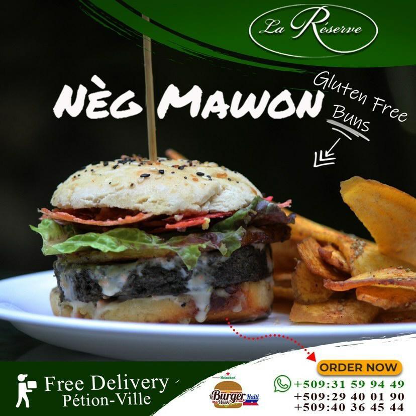 Gluten-free? Absolutely. 
Why?
Because...it's Healthy!
Order yours Now: 2940 0190 / 4036 4544
#leburgerweekht #leburgerweek4southhaiti #heinekenhtsupportsouth #lareserveht #experiencelareserve 
#strongertogether