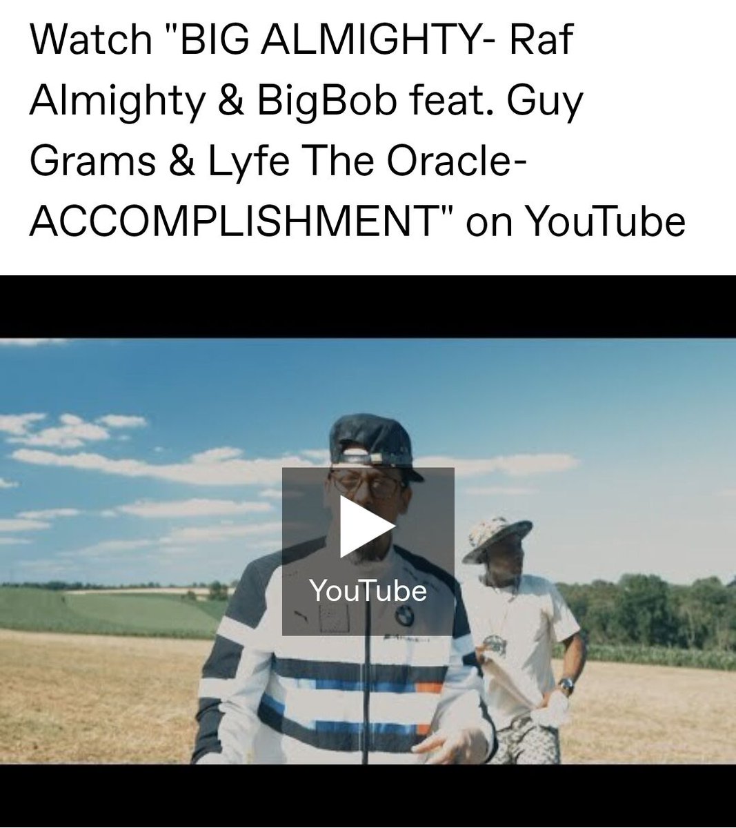 Abstract Expressions By Sลn/Sonja Davis-Lawrence (@curli2007) on Twitter photo ๐ถ๐ค๐ฝ NEW "All About The Music!"| ๐ถ๐ค๐ฝ Video Spotlight | BIG ALMIGHTY - Raf Almighty & BigBob feat Guy Grams & Lyfe The Oracle - ACCOMPLISHMENT ๐๐๐
sonikaimaging.tumblr.com/post/661202064โฆ
.
.
.
.
.
##RafAlmighty #BigAlmighty #ACCOMPLISHMENT #BigBob #GuyGrams #LyfeTheOracle #musicvideo #ne ๐ถ๐ค๐ฝ NEW "All About The Music!"| ๐ถ๐ค๐ฝ Video Spotlight | BIG ALMIGHTY - Raf Almighty & BigBob feat Guy Grams & Lyfe The Oracle - ACCOMPLISHMENT ๐๐๐
sonikaimaging.tumblr.com/post/661202064โฆ
.
.
.
.
.
##RafAlmighty #BigAlmighty #ACCOMPLISHMENT #BigBob #GuyGrams #LyfeTheOracle #musicvideo #ne