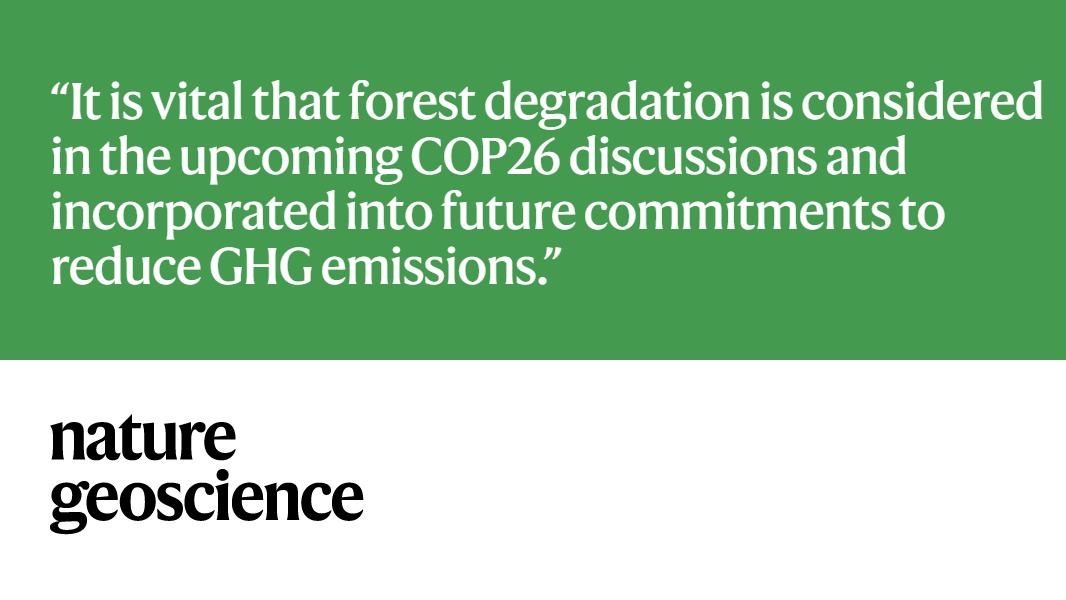 Correspondence: Amazonian forest degradation must be incorporated into the COP26 agenda

@celsohlsj

nature.com/articles/s4156…

Free-to-read: rdcu.be/cw7ua