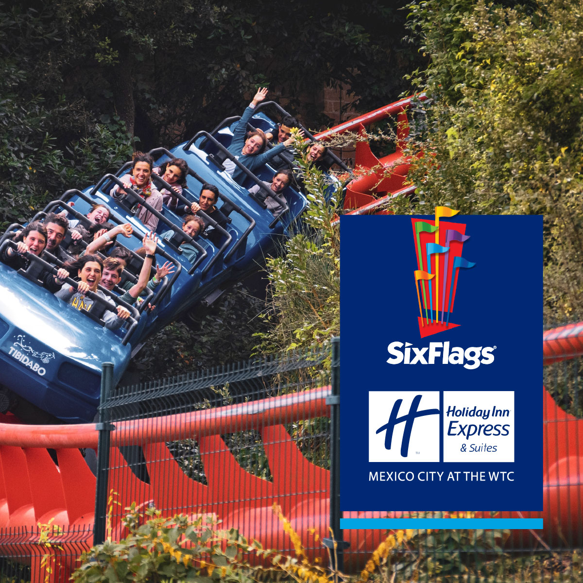 El parque más extremo te está esperando, 
aprovecha esta promoción. Consulta las bases  llamando  sin costo al 800 509 8734 o envíanos un correo al: webreservaciones@holidayinnwtc.com #Viernes #business #promociones #WTC #CDMX #Sixflagsméxico