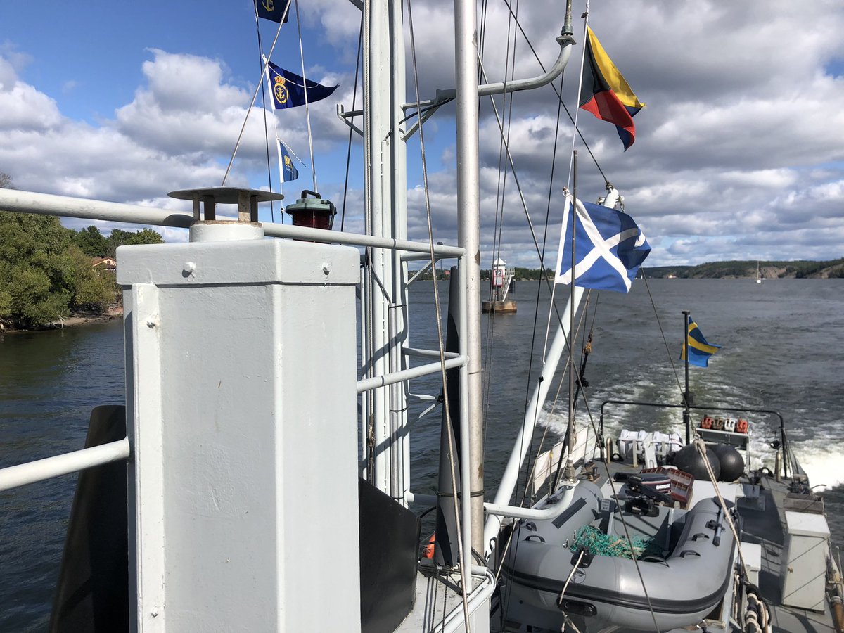 MatsDjurberg's tweet photo. Fantastiskt tur och besiktning av @Sjohistoriska’s museifartyg minsveparen M20 som i år fyller 80 år, dessutom som rorgängare https://t.co/Z9QrkB9i5S