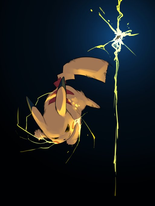 勢いに任せて描いたピカチュウ 