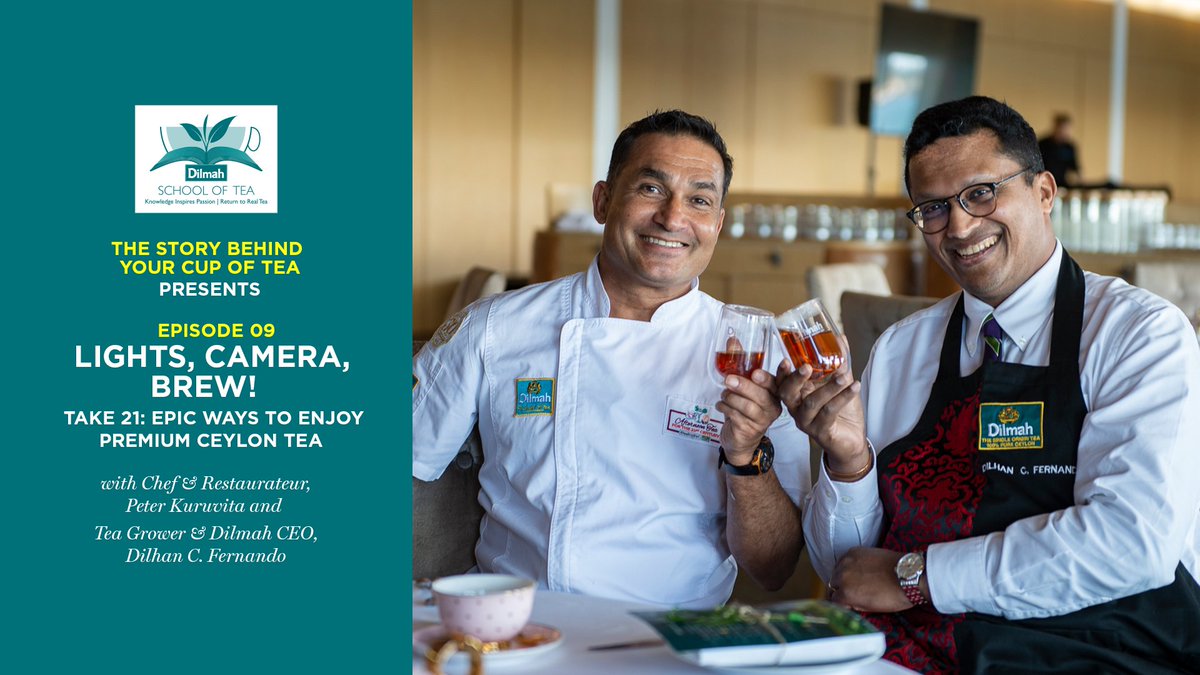 Get behind the scenes on how just one pack of #Premium #CeylonTea can be enjoyed in 21 different ways with #TeaGrower &amp; #Dilmah CEO, Dilhan C. Fernando &amp; explore more on #tea &amp; #food with Peter Kuruvita by asking your questions LIVE!

Register here: us02web.zoom.us/webinar/regist…