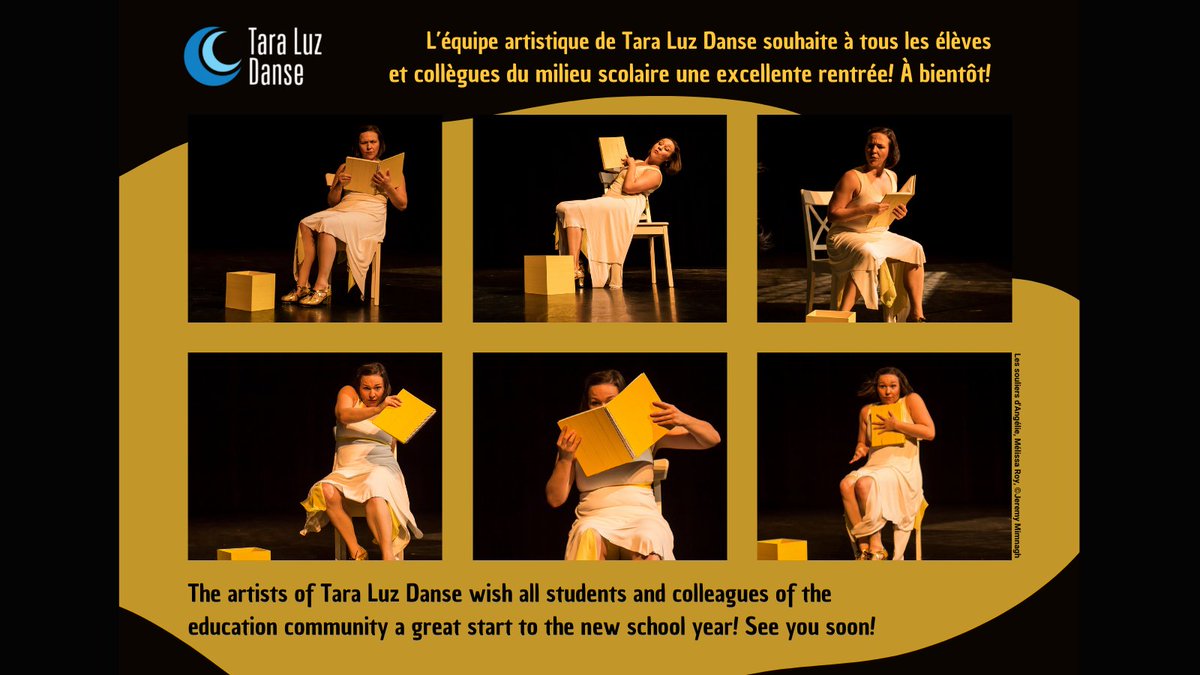 Bonne rentrée scolaire 2021-2022!
See you soon!
.........
Photos : Les souliers d'Angélie
Danseuse/Dancer : Mélissa Roy
Photographe/Photographer : ©Jeremy Mimnagh