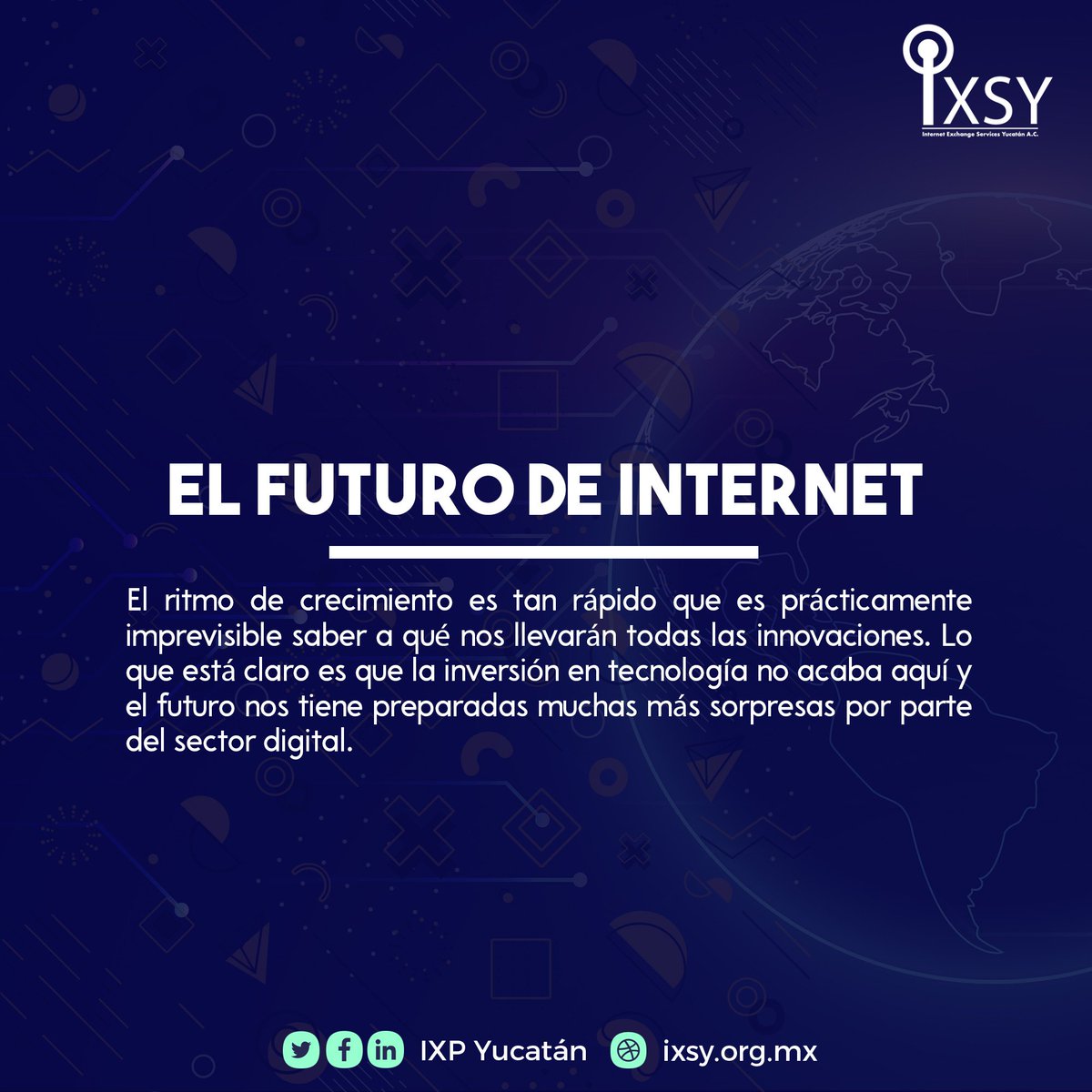 IXP_Yucatan's tweet image. 🚀 Los beneficios del nodo IXP en Yucatán constituyen una parte clave del ecosistema de Internet, representa una forma fundamental de reducir el costo y aumentar la calidad del tráfico y de la conectividad en las comunidades locales
#IXSY #ComunidadInterconectada