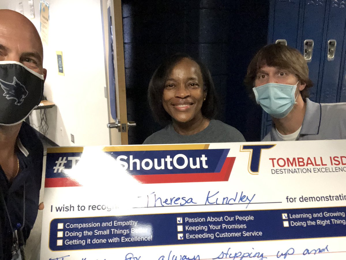 Theresa Kindley, is #unstoppable in her approach to serving <a href="/TISDWWJHS/">Willow Wood Junior High</a> with her flexibility to do what’s best for students!  #GoCatsGo