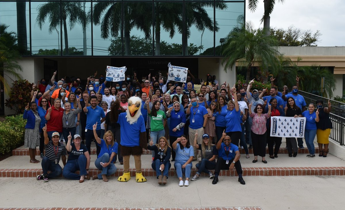 KeiserU's tweet photo. We're ready to watch @keiserfootball's season kickoff game! Click to watch #KeiserSeahawks take on Cumberland University live on Saturday at 1 p.m. EDT. Go #SeahawkNation
https://t.co/5FZKVwWN2S https://t.co/cDGYNMQK1u