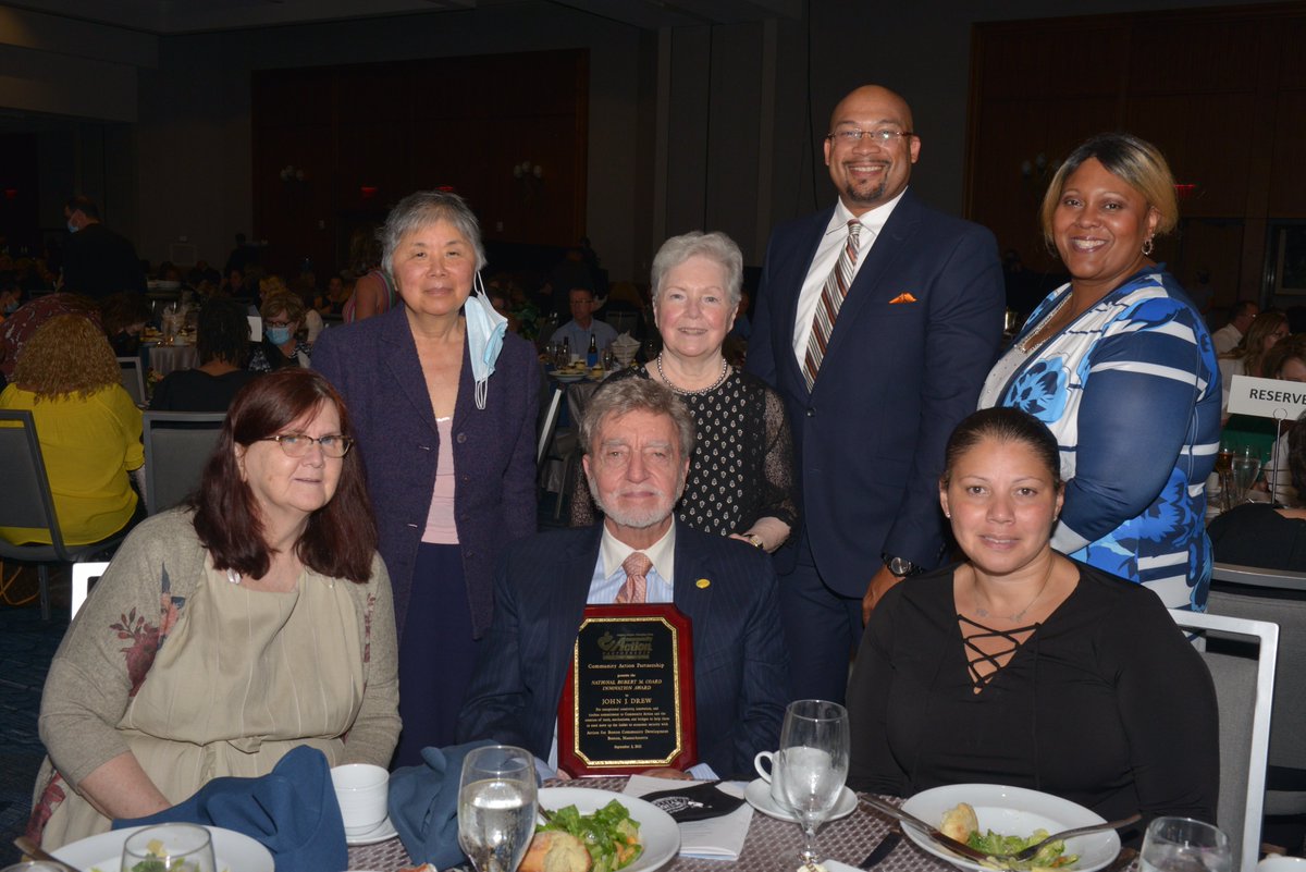 BostonABCD's tweet photo. Congratulations Mr. Drew! Last night at the #CAPCON21 awards dinner, ABCD’s President/CEO John J. Drew was honored with the National Robert M. Coard Award. This award recognizes #CommunityAction practitioners who have displayed exceptional innovation. https://t.co/1w5vsBxHJ8