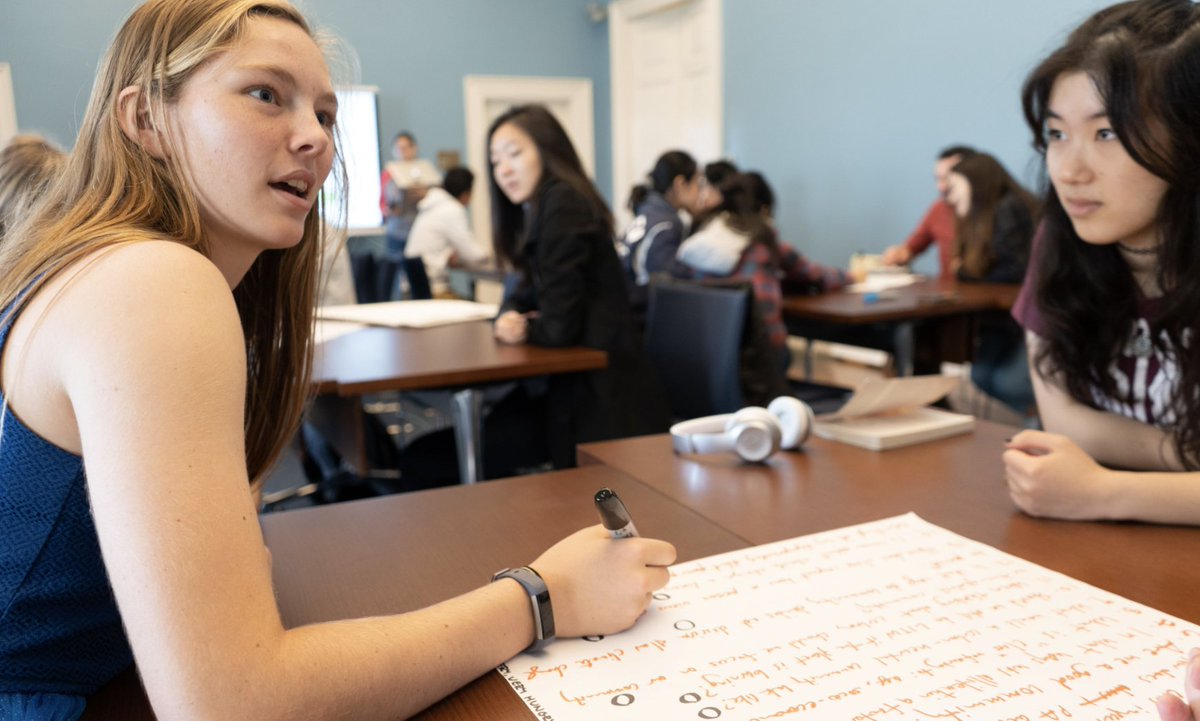 Tang Institute (@tanginstitute) on Twitter photo How do students and teachers in the Workshop <a href="/phillipsacademy/">Phillips Academy</a> focus their time and learning? Read about our approach to civic engagement, self-reflection, and the cultivation of an ethic of excellence.
mastery.org/learning-from-…
cc: <a href="/MastTranscript/">Mastery Transcript Consortium® (MTC)</a>, <a href="/RonBergerEL/">Ron Berger</a> How do students and teachers in the Workshop <a href="/phillipsacademy/">Phillips Academy</a> focus their time and learning? Read about our approach to civic engagement, self-reflection, and the cultivation of an ethic of excellence.
mastery.org/learning-from-…
cc: <a href="/MastTranscript/">Mastery Transcript Consortium® (MTC)</a>, <a href="/RonBergerEL/">Ron Berger</a>