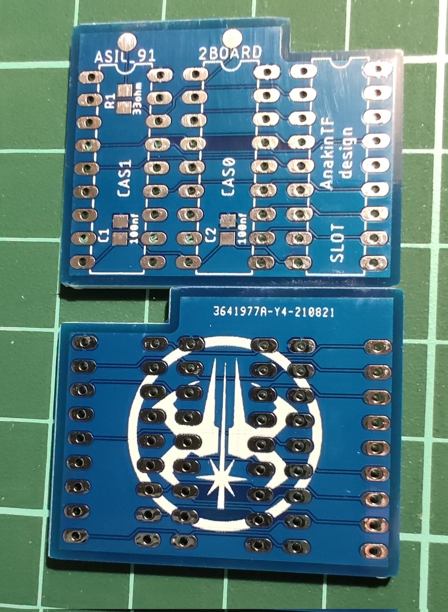 Disponibles las PCB para ampliar la RAM de nuestras #GX4000 de 64KB a 128KB
#Amstrad #AmstradCPC #retro #retrogame #retrohardware #8bit