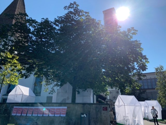 Look for the installation near #Lindenplatz tonight 🌌 #AboutUsZurich