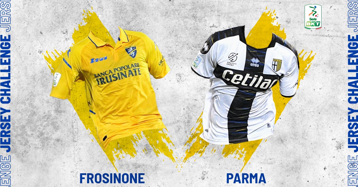 Lega_B's tweet photo. Qual è la tua maglia preferita?
@Frosinone1928 vs @1913parmacalcio https://t.co/XaOMfjYltP