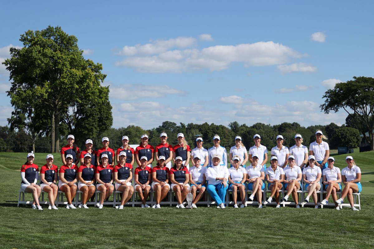 TheSolheimCup's tweet photo. #TeamUSA vs. #TeamEurope 🇪🇺

Who will win the 2021 #SolheimCup? ⛳️ https://t.co/FPSyXe4Y5Z