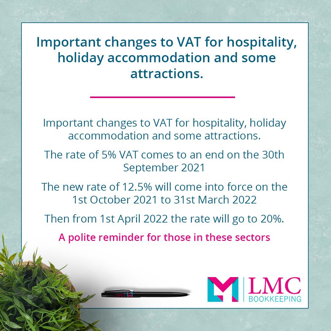Important changes to VAT for hospitality, holiday accommodation and some attractions. #glosbiz #gloucesterevents #hospitality #holidayaccommodation #gloucester #eventorganiser #holidaylet #gloucestershire