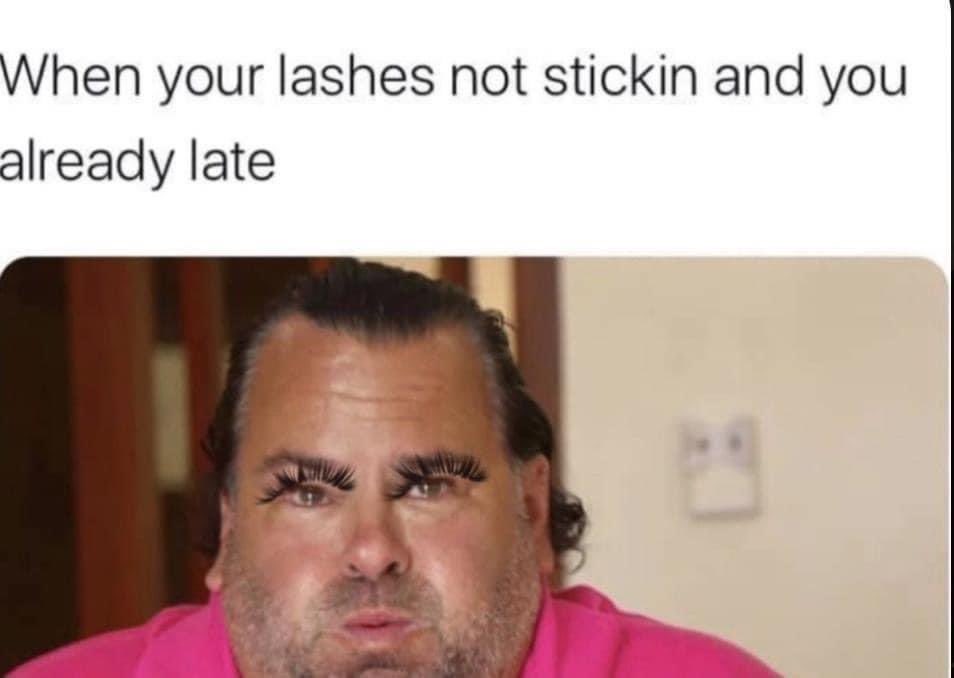RealAngieFree1's tweet photo. Omgggg 😅😅 who did this to Big Ed? #90DayFiance #lashes #90DayFianceHappilyEverAfter #90DayFianceTellAll https://t.co/o5Xw6iZQJx