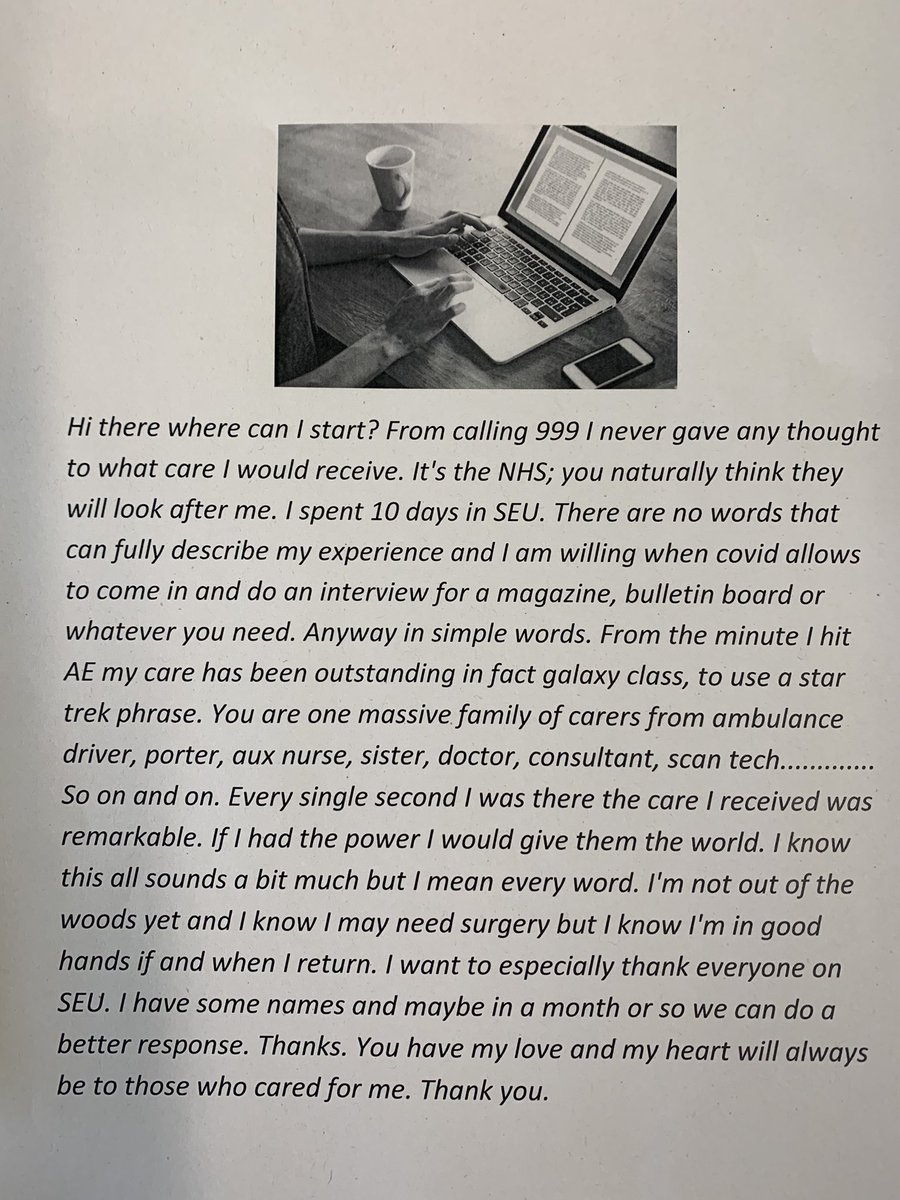 SEU Ward 17 (@17seu) on Twitter photo Fabulous feedback from one of our patients. Well done team SEU!đ<a href="/GillHeywood/">Gill Heywood</a> <a href="/PatientWuth/">WUTH Patient Experience</a> <a href="/WUTHstaff/">WUTH Staff</a> <a href="/WUTHSurgery/">WUTH Division of Surgery</a> Fabulous feedback from one of our patients. Well done team SEU!đ<a href="/GillHeywood/">Gill Heywood</a> <a href="/PatientWuth/">WUTH Patient Experience</a> <a href="/WUTHstaff/">WUTH Staff</a> <a href="/WUTHSurgery/">WUTH Division of Surgery</a>