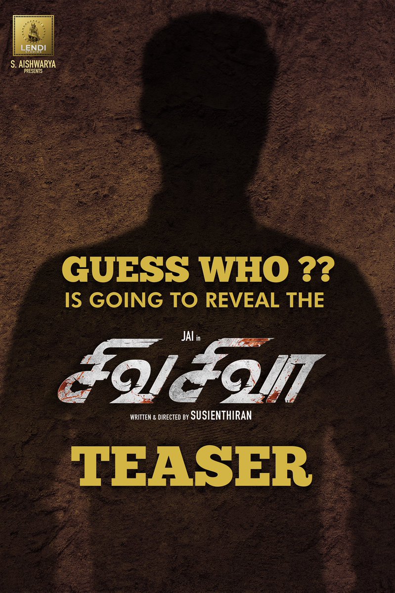 #ShivaShivaa teaser coming up! Any guesses who the Big Shadow Man who’s launching the teaser is? 🔥

<a href="/Actor_Jai/">Jai</a>'s musical debut 🎧

#Susienthiran @meenakshigovin2 <a href="/lendi_studios/">Lendi Studios</a> <a href="/VelrajR/">rvelrajcinematograph</a> <a href="/mukasivishwa/">MU.KASIVISHWANATHAN</a> <a href="/ajay250193/">Ajay praveen kumar</a> <a href="/saregamasouth/">Saregama South</a> <a href="/DoneChannel1/">Done Channel</a> <a href="/gobeatroute/">BeatRoute</a>
