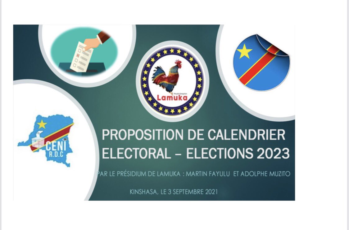 Calendrier élections 2023 Jean-Marc Kabunda On Twitter: "Élections Le 22 Octobre 2023. Proposition De Calendrier Électoral. Https://T.co/8Ukghodaul" / Twitter Calendrier élections 2023 Jean-Marc Kabunda On Twitter: "Élections Le 22 Octobre 2023. Proposition De Calendrier Électoral. Https://T.co/8Ukghodaul" / Twitter