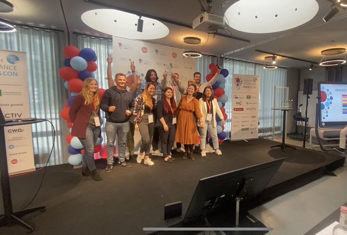 Und der Publikumspreis goes to… 🎉 unser Kollege Balthasar ist im Siegerteam 😎😎😎 herzlichen Glückwunsch an das Team! #HIHC2021 #wirhackendiegkv #gkvhacker #davaso