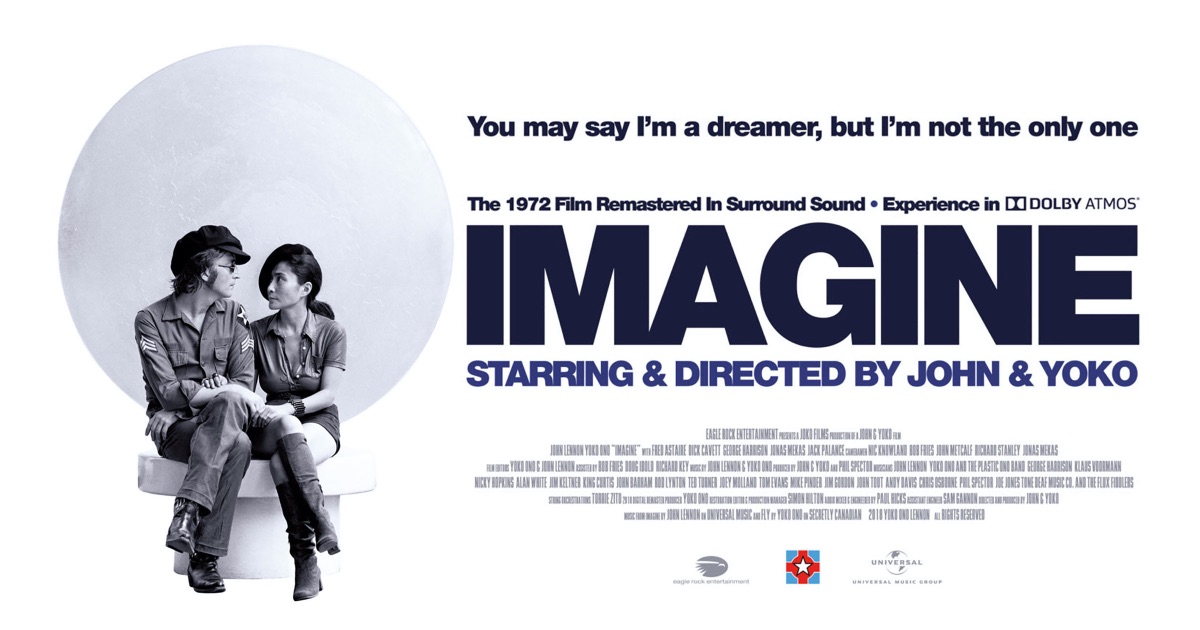 Imagine a Thursday with John &amp; Yoko and the rest of the world. September 9th, a free screening of #IMAGINE50 simultaneously showing worldwide at 7.30pm GMT and a special @LISTENING_PARTY served on the side. #Imagine50 mailchi.mp/51dab76740ed/a…