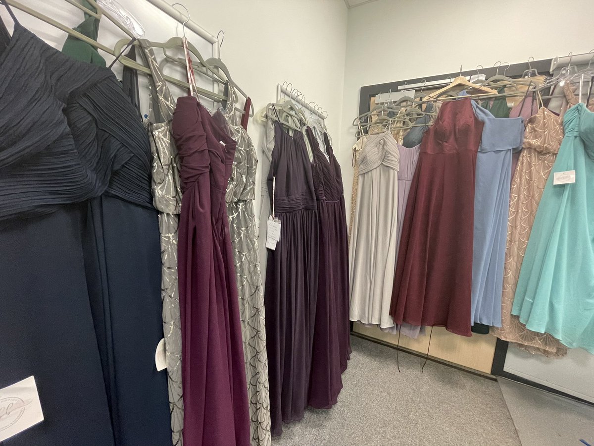 DawnPare's tweet photo. A massive thank you to La Belle Boutique for your generous donation of evening gowns.  Our students will love these and will look amazing at school prom next year. @Clairecuthbert9 @evolvetrust @CarlJAtkin76 @BSimsEvolve @AlexWalker90 #community https://t.co/P4JHk0XTUB